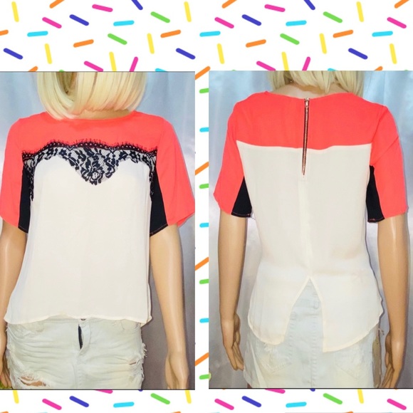 BUNDLE ONLY Color block blouse